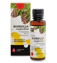 MED-09/04 «Живица кедровая на кедровом масле» С каштаном, 100 мл