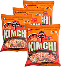 ER- 12 Лапша «Нонгшим» Кимчи Рамен 4шт х 120г, Корея