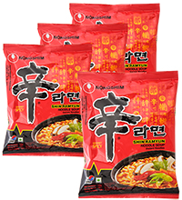 ER- 14 Лапша «Нонгшим» Шин Рамен 4шт х 120г, Корея