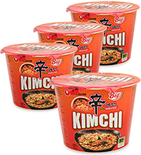 ER- 21 Лапша «Нонгшим» сушеная с кимчи 4шт х 112г, Корея