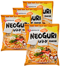 ER- 25 Лапша «Нонгшим» сушеная Неогури (MILD) 4шт х 120г, Корея