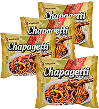 ER- 32 Лапша «Нонгшим» сушеная Chapaghetti - мясной соус, 4шт х 140г, Корея