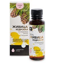 MED-09/17 «Живица кедровая на кедровом масле» С пыльцой, 100 мл