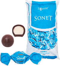 SN-31/1 Шоколадные конфеты «Сонет» молочный 1,0кг (Sonuar)