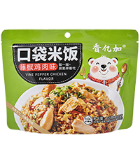 ER-173 Рис б/п со вкусом курицы с перцем 155г, Китай