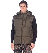 ЯЛ-02-92 Жилет муж., утепленный, т.Дюспа, хаки