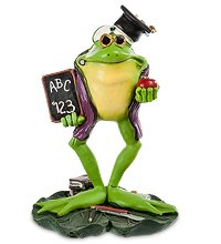 RV-300 Фигурка лягушка «Выпускник» (W.Stratford)