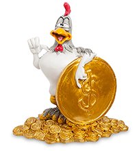 RV-579 Фигурка Петух «Желаю успехов» (W.Stratford)