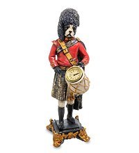 NS-179 Статуэтка с часами «Собака Барабанщик»