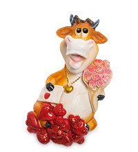 AF-1011/1 Фигурка «Бык - романтик» 10 см