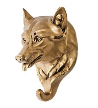 БФ-130 Фигура (настенная вешалка) «Голова волка»