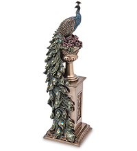 WS-1335 Статуэтка «Павлин на колонне»