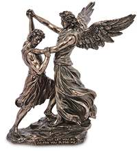 WS-1387 Статуэтка «Иаков борется с Богом»