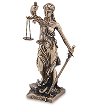 WS-1507/ 1 Статуэтка «Фемида - богиня правосудия»